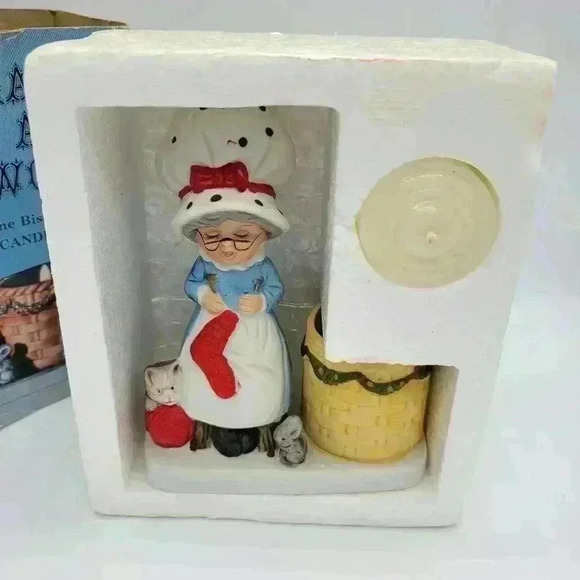 Vintage Granny At Work Holiday Christmas Jasco 1978 New OPEN BOX - Picture 7 of 10